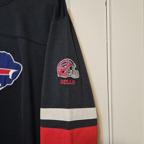Vintage Helmet Logo Buffalo Bills NFL Jersey - Picture 2 of 8